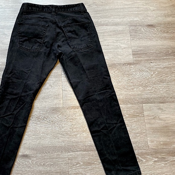BURTON MENSWEAR • Tapered Slim Fit Denim Jeans • Size 30 • Black • Unisex - Picture 8 of 16